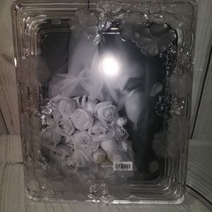 Fifth Avenue Frosted Crystal Picture Frame